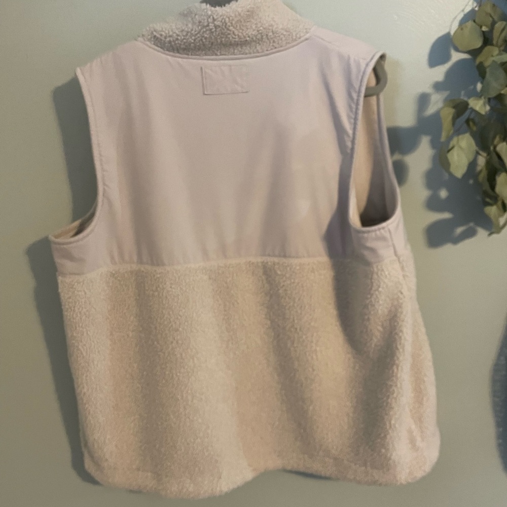 Flx from Kohls  mixed media vest. Super cozy